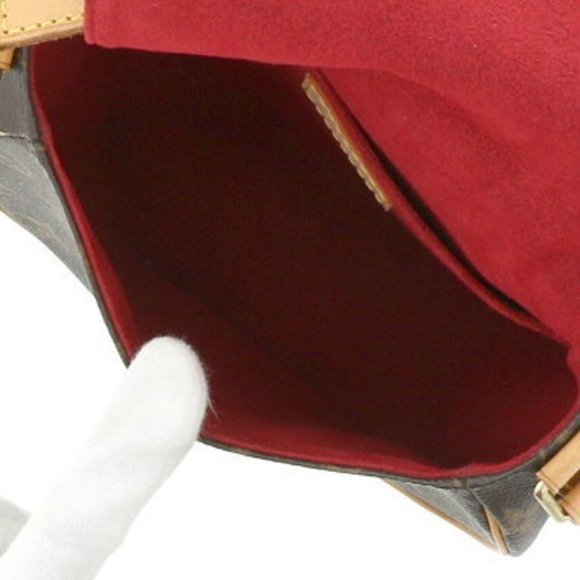 Louis Vuitton Tan Blanc Monogram Shoulder Bag - Picture 6 of 6